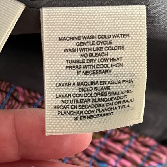 Rachel Roy Pink Green Tropical Linen Blend Pleated Strapless Mini Sheath Dress 0 - Picture 13 of 15